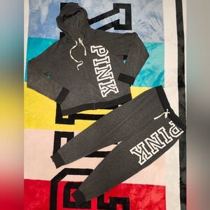 #373 VS Pink 2pc Black/Grey/White Set 🩶